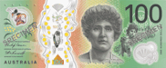 100 AUD - zvanicni informativni prikaz novcanice SPECIMEN