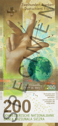 200 CHF - informativni prikaz vazece novcanice SPECIMEN